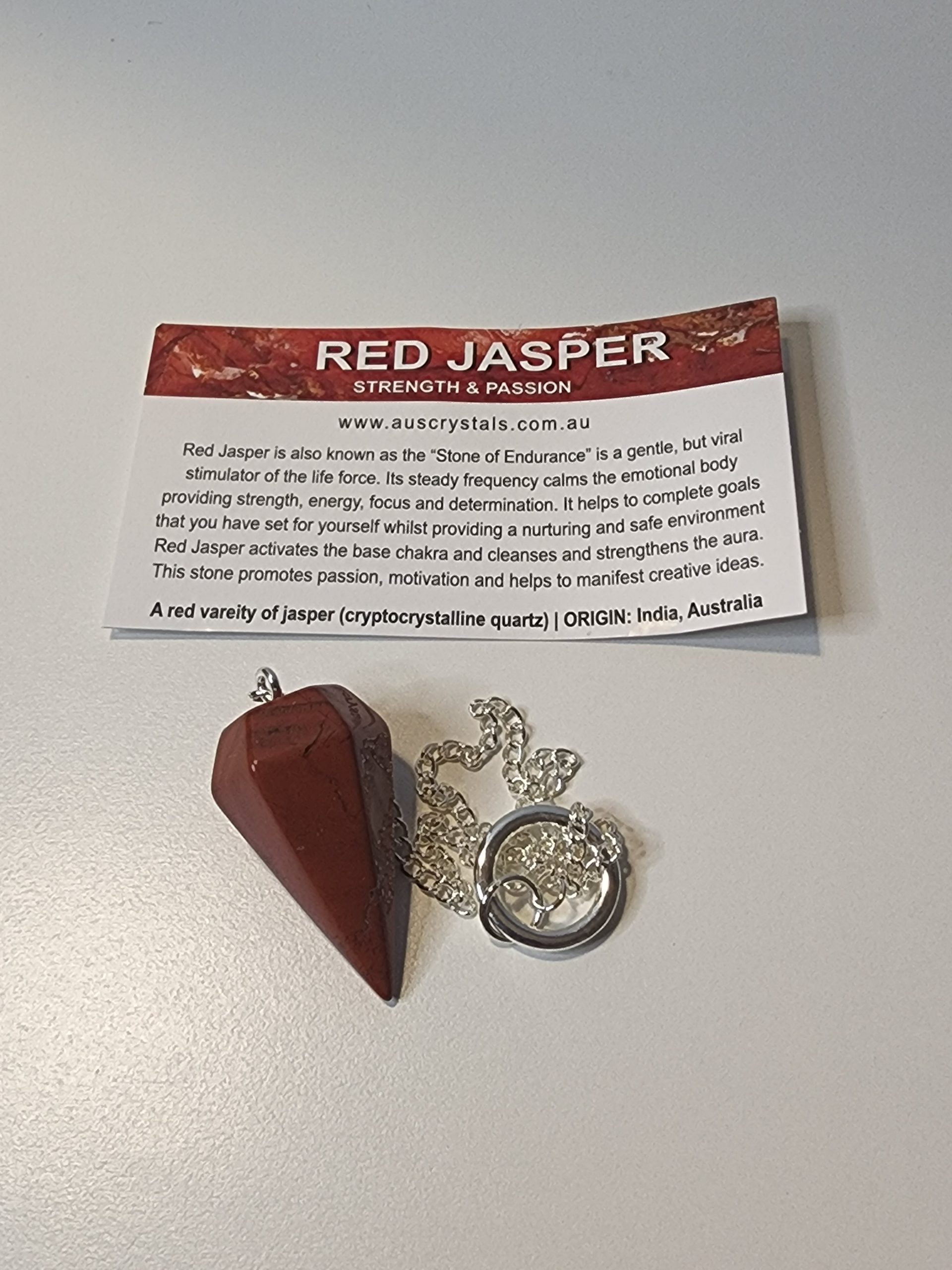 Pendulum - Red Jasper